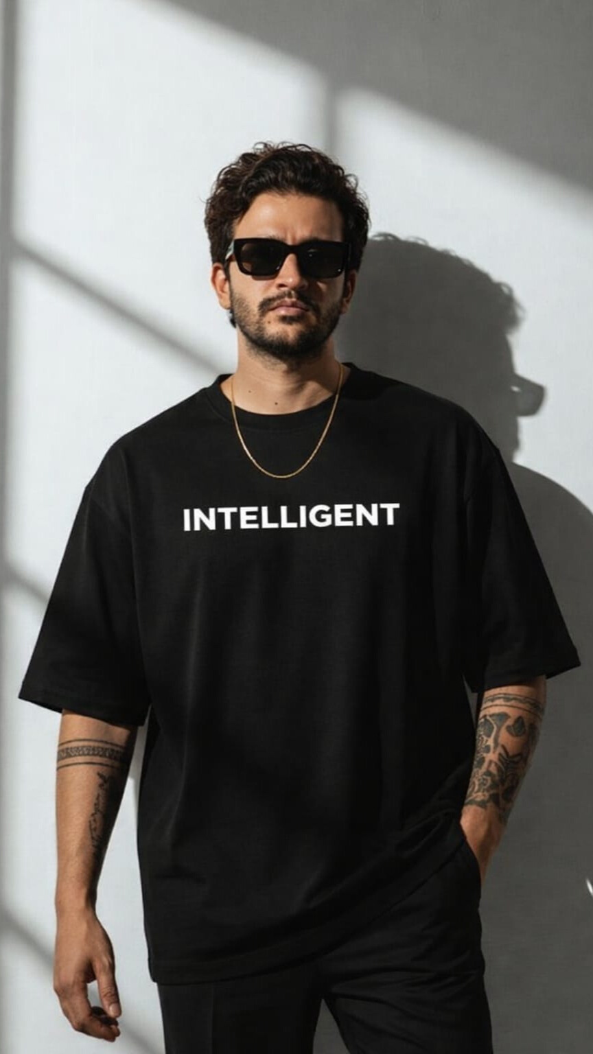 Intelligence Code Oversized Tee