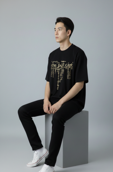 The Pull Cart Heritage Oversized Tee