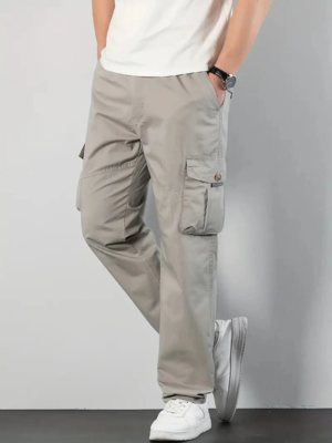 Kalitho Utility Cargo Pants – Stone Grey