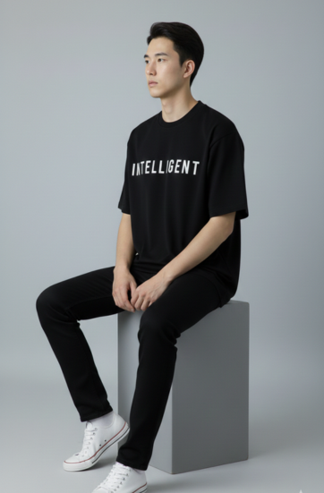 Intelligence Code Oversized Tee