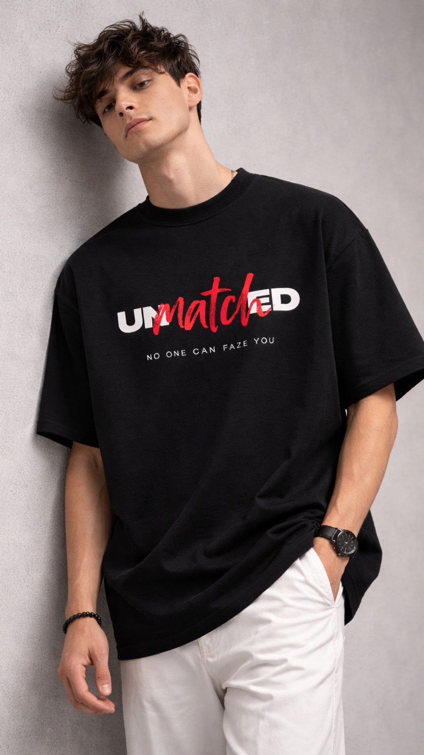 UNMatched – Bold Statement Oversized Tee
